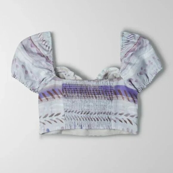 NWT Aritzia Wilfred Wander Linen Corset Top - Picture 6 of 11